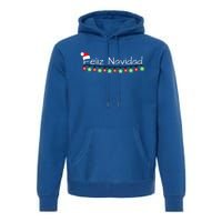 Feliz Navidad Christmas  Premium Hoodie