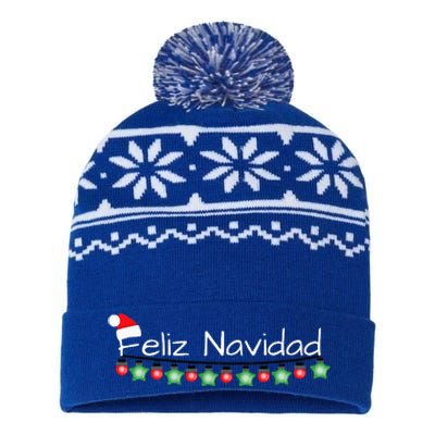 Feliz Navidad Christmas  USA-Made Snowflake Beanie