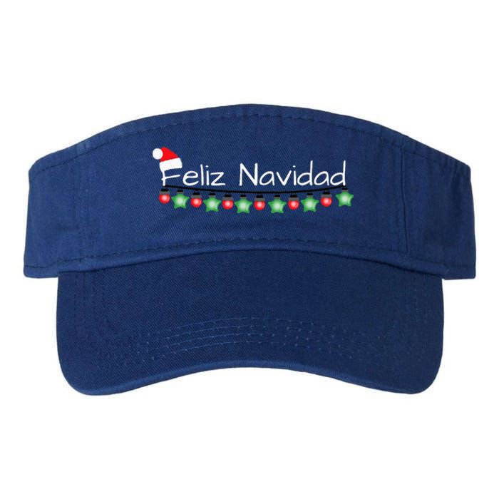 Feliz Navidad Christmas  Valucap Bio-Washed Visor