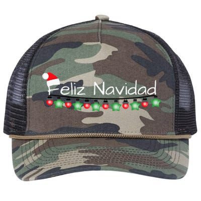 Feliz Navidad Christmas  Retro Rope Trucker Hat Cap