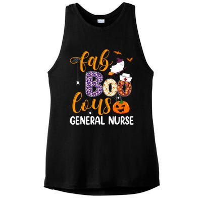 Fabulous Nurse Costume Faboolous General Nurse Boo Crew Gift Ladies PosiCharge Tri-Blend Wicking Tank