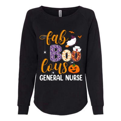 Fabulous Nurse Costume Faboolous General Nurse Boo Crew Gift Womens California Wash Sweatshirt