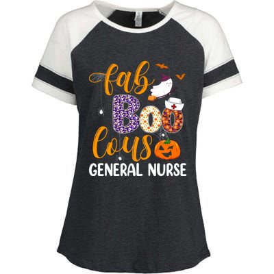 Fabulous Nurse Costume Faboolous General Nurse Boo Crew Gift Enza Ladies Jersey Colorblock Tee