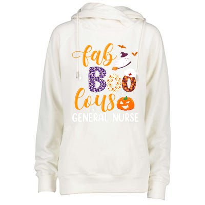 Fabulous Nurse Costume Faboolous General Nurse Boo Crew Gift Womens Funnel Neck Pullover Hood