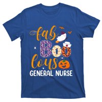 Fabulous Nurse Costume Faboolous General Nurse Boo Crew Gift T-Shirt