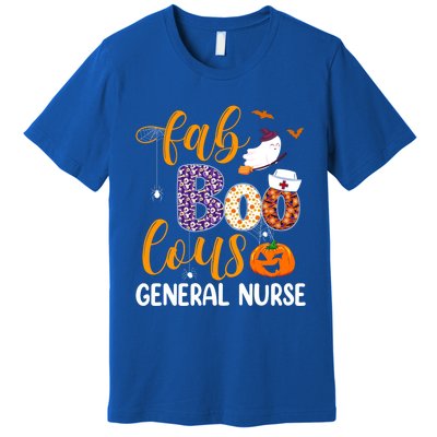 Fabulous Nurse Costume Faboolous General Nurse Boo Crew Gift Premium T-Shirt