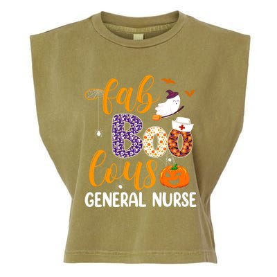 Fabulous Nurse Costume Faboolous General Nurse Boo Crew Gift Garment-Dyed Women's Muscle Tee