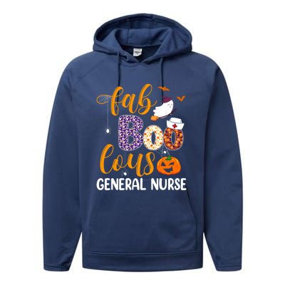 Fabulous Nurse Costume Faboolous General Nurse Boo Crew Gift Performance Fleece Hoodie