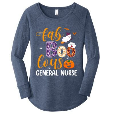 Fabulous Nurse Costume Faboolous General Nurse Boo Crew Gift Women's Perfect Tri Tunic Long Sleeve Shirt