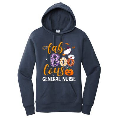 Fabulous Nurse Costume Faboolous General Nurse Boo Crew Gift Women's Pullover Hoodie