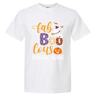 Fabulous Nurse Costume Faboolous General Nurse Boo Crew Gift Garment-Dyed Heavyweight T-Shirt