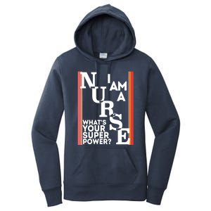 Funny Nurse Cool Nurse Superpower Sarcastic Nurse Graduation Gift Women's Pullover Hoodie