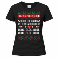 Funny Nurse Christmas Shirts Ugly Xmas Gift Women's T-Shirt