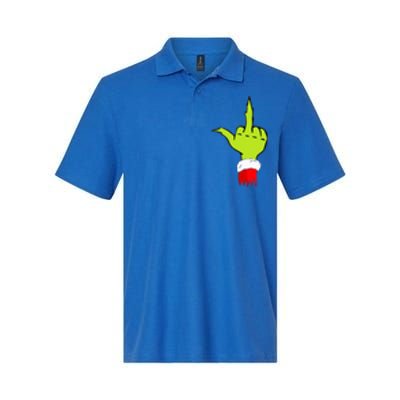 Funny & Naughty Christmas Humor Anti Christmas  Softstyle Adult Sport Polo