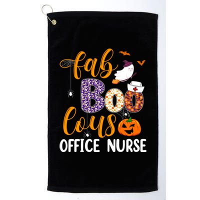 Fabulous Nurse Costume Faboolous Office Nurse Boo Crew Meaningful Gift Platinum Collection Golf Towel