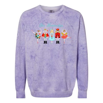 Funny Nutcracker Christmas Sugar Plum Fairy Xmas Colorblast Crewneck Sweatshirt