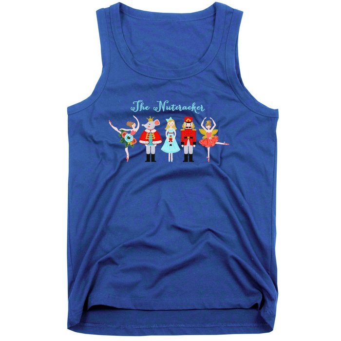 Funny Nutcracker Christmas Sugar Plum Fairy Xmas Tank Top