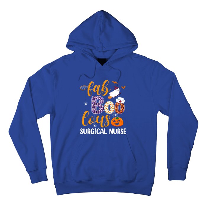 Fabulous Nurse Costume Faboolous Surgical Nurse Boo Crew Gift Hoodie