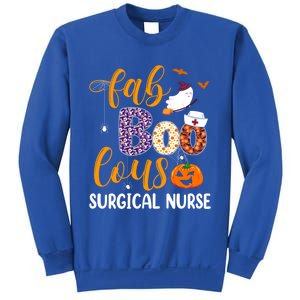 Fabulous Nurse Costume Faboolous Surgical Nurse Boo Crew Gift Sweatshirt