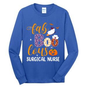 Fabulous Nurse Costume Faboolous Surgical Nurse Boo Crew Gift Tall Long Sleeve T-Shirt