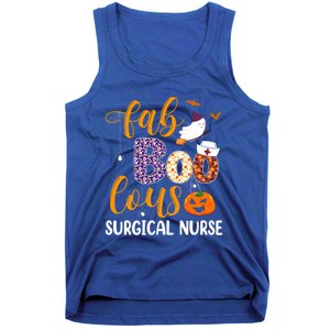 Fabulous Nurse Costume Faboolous Surgical Nurse Boo Crew Gift Tank Top