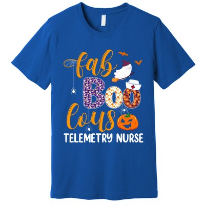 Fabulous Nurse Costume Faboolous Telemetry Nurse Boo Crew Cute Gift Premium T-Shirt