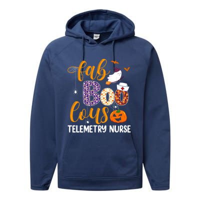 Fabulous Nurse Costume Faboolous Telemetry Nurse Boo Crew Cute Gift Performance Fleece Hoodie