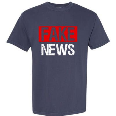 Fake News Costume Garment-Dyed Heavyweight T-Shirt