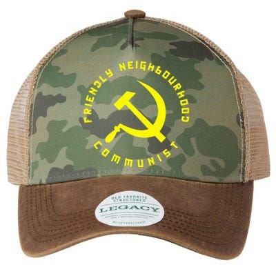 Friendly Neighbourhood Communist Funny Communism Legacy Tie Dye Trucker Hat