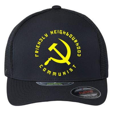 Friendly Neighbourhood Communist Funny Communism Flexfit Unipanel Trucker Cap