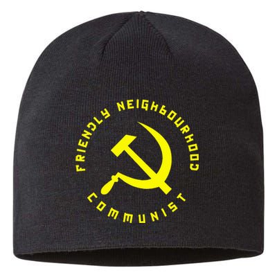 Friendly Neighbourhood Communist Funny Communism Sustainable Beanie