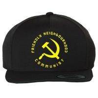 Friendly Neighbourhood Communist Funny Communism Wool Snapback Cap