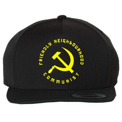 Friendly Neighbourhood Communist Funny Communism Wool Snapback Cap