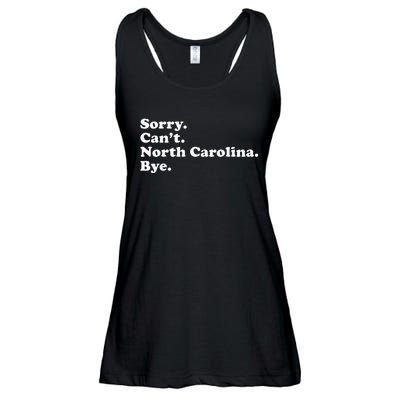 Funny North Carolina Ladies Essential Flowy Tank