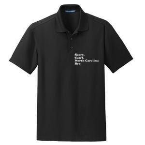 Funny North Carolina Dry Zone Grid Polo