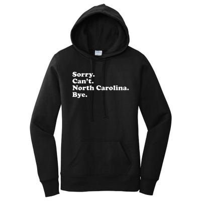 Funny North Carolina Women's Pullover Hoodie