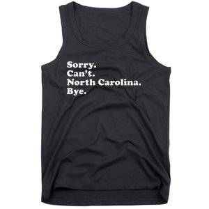 Funny North Carolina Tank Top