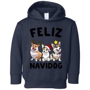 Feliz Navidog Christmas Toddler Hoodie