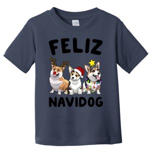 Feliz Navidog Christmas Toddler T-Shirt