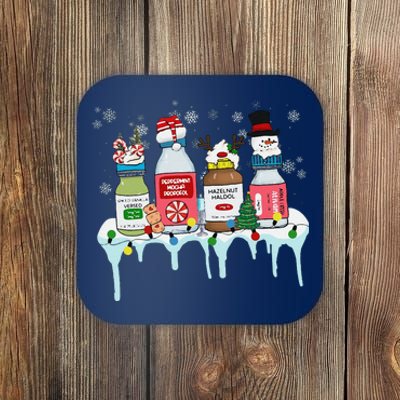 Funny Nurse Christmas Nicu Christmas Doctor Er Nurse Xmas Coaster