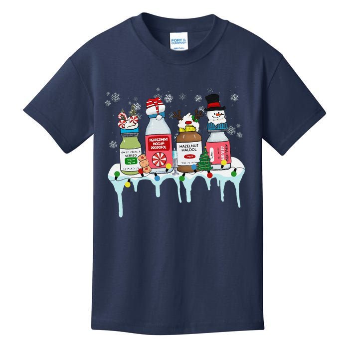 Funny Nurse Christmas Nicu Christmas Doctor Er Nurse Xmas Kids T-Shirt