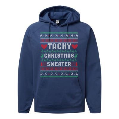 Funny Nurse Christmas Performance Fleece Hoodie