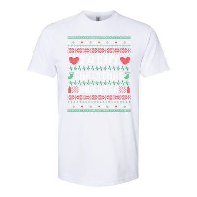 Funny Nurse Christmas Softstyle® CVC T-Shirt