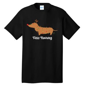 Feliz Navidog Christmas Tall T-Shirt