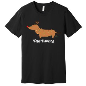 Feliz Navidog Christmas Premium T-Shirt