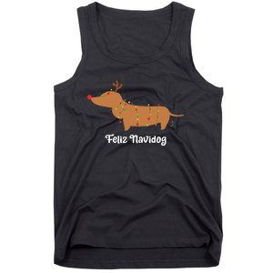 Feliz Navidog Christmas Tank Top