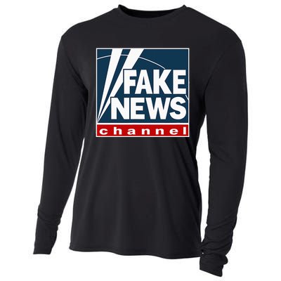 Fake News Channel Cooling Performance Long Sleeve Crew