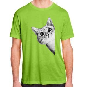 Funny Ninja Cat Meme Gift Adult ChromaSoft Performance T-Shirt