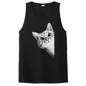 Funny Ninja Cat Meme Gift PosiCharge Competitor Tank