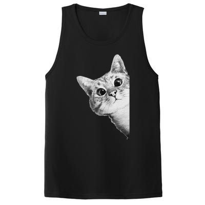 Funny Ninja Cat Meme Gift PosiCharge Competitor Tank